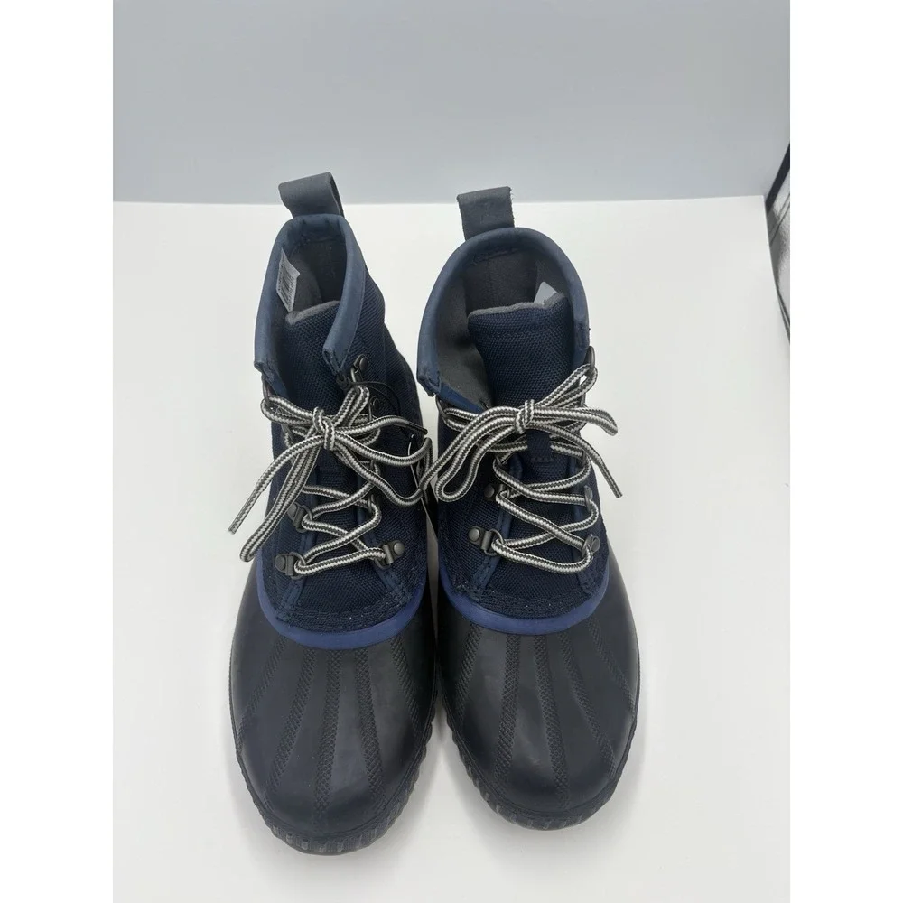 Sorel Cheyanne II Short Nylon Duck‎ Boots Collegiate Navy 7 New